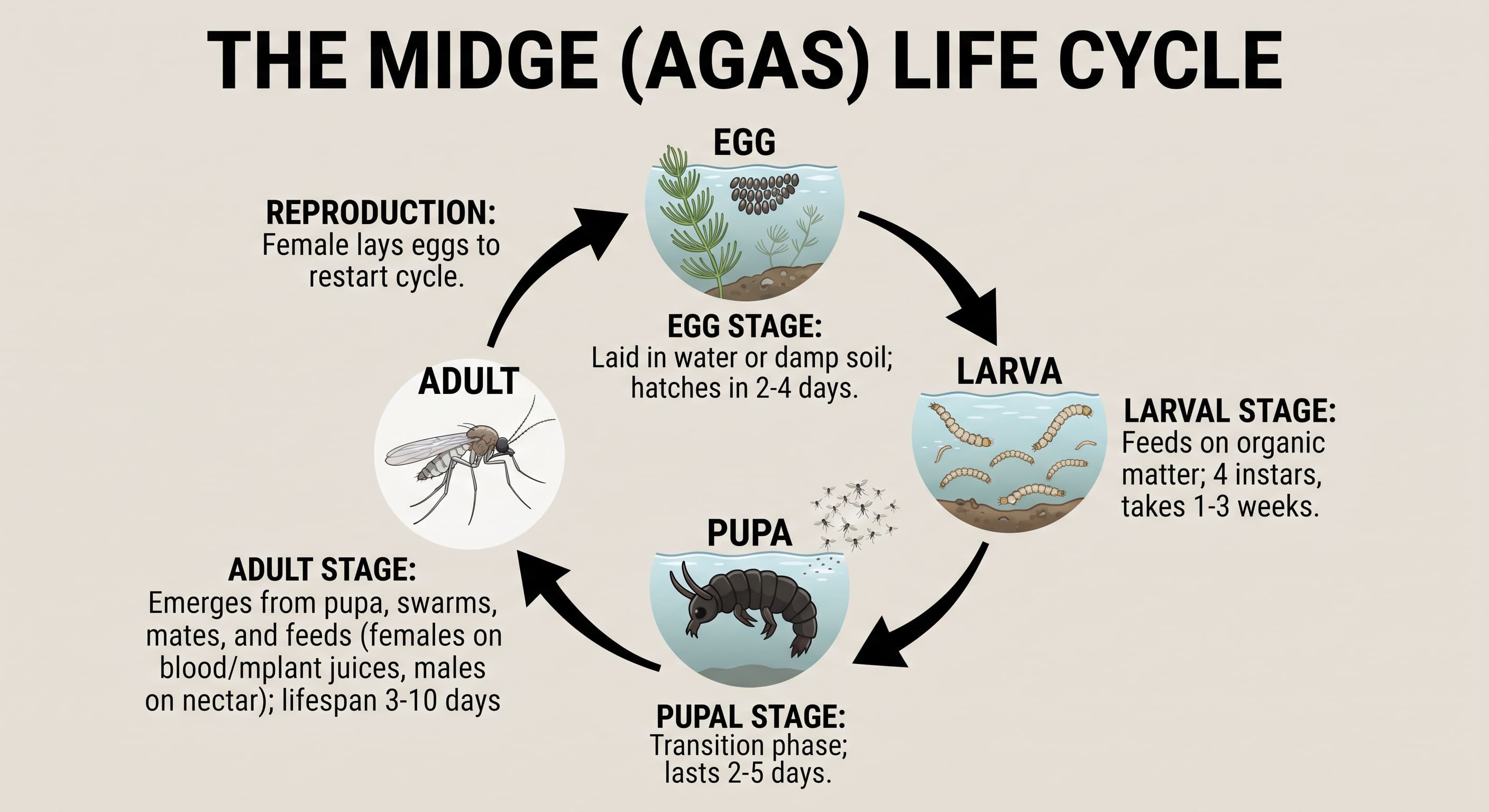 Professional Flies and Biting Midges Agas Control Treatment